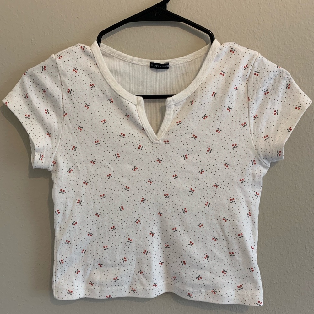 Brandy Melville Cherry Ashlyn Top